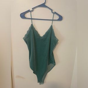 Blue top body suit